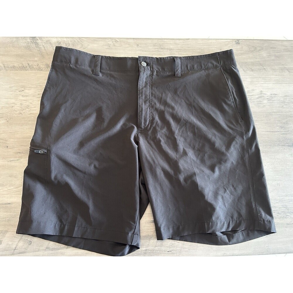 Callaway Men’s Black Golf Shorts 38 Waist 9” Inseam Flat Front Stretch Logo